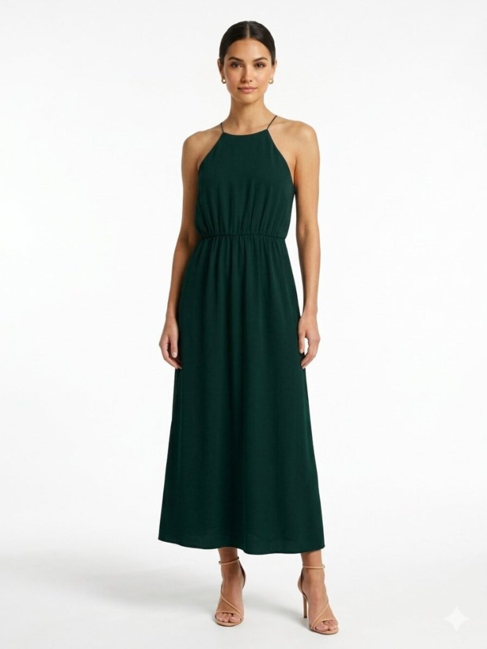 Lulus Halter Neck Maxi Dress